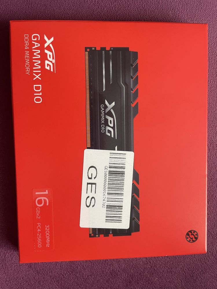 32GB DDR4 Adata XPG Gammix D10 3200MHz