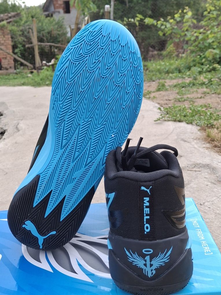 Маратонки Mens LaMelo Ball MB.02 Phenom Basketball Shoes Black/​Blue