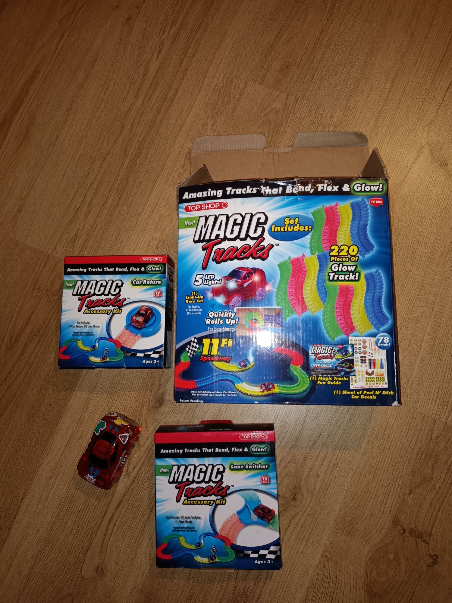 Детска светеща писта,Гонзола,магнитна дъска и Играчка на батерии