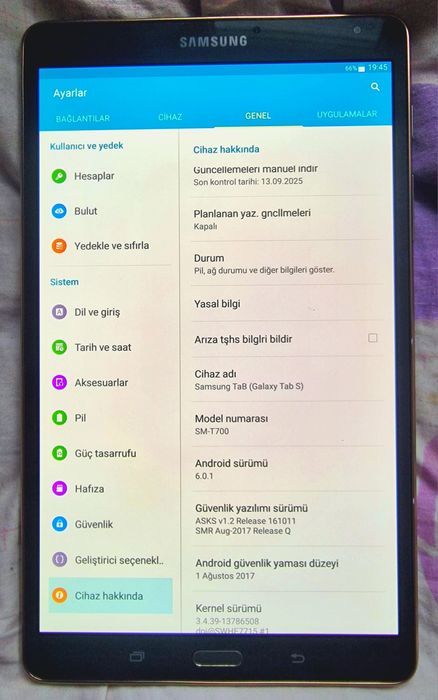 Samsung Galaxy TAB S