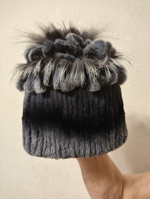 Шапка женская натуральный мех