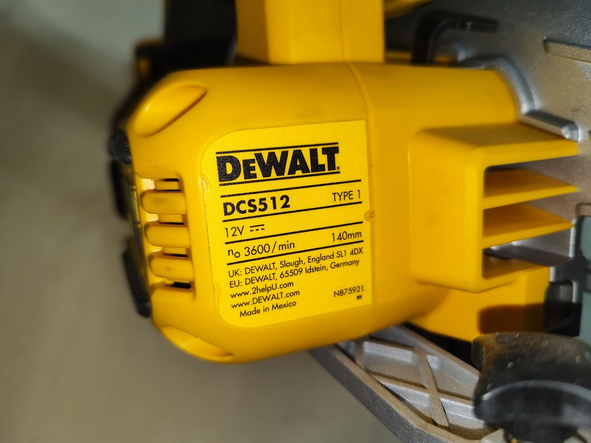 DeWalt DCS 512 циркуляр НОВ