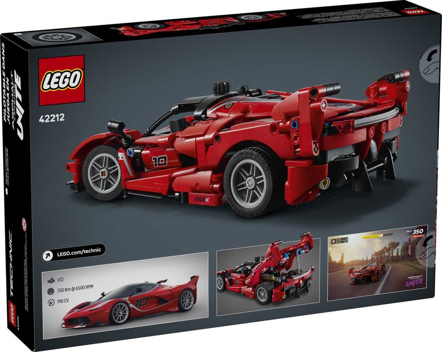 Конструктор LEGO Technic Ferrari FXX K Toy Car 42212! Новый в коробке!