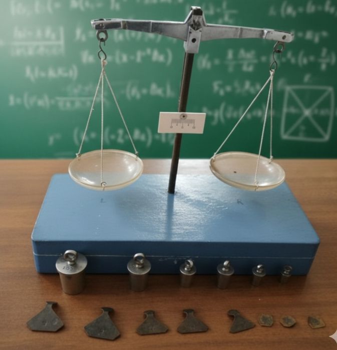 Balanta vintage/2 seturi greutăți