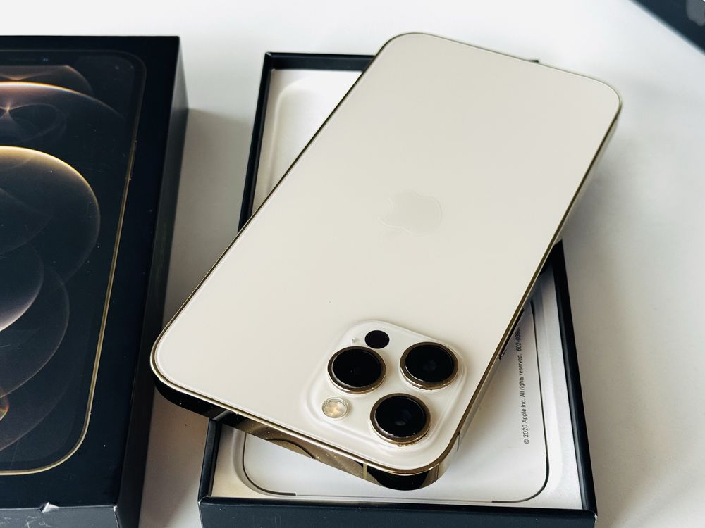 Iphone 12 Pro Max 128GB Gold 100% Батерия!  Гаранция 6 месеца