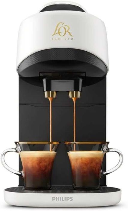 Кафемашина с капсули Philips L’OR BARISTA, 19 бара, сатенено бяло