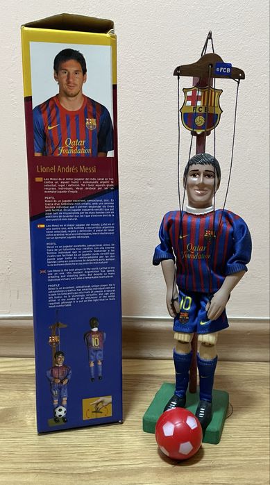 Винтажна марионетка на Lionel Messi – ръчно изработена