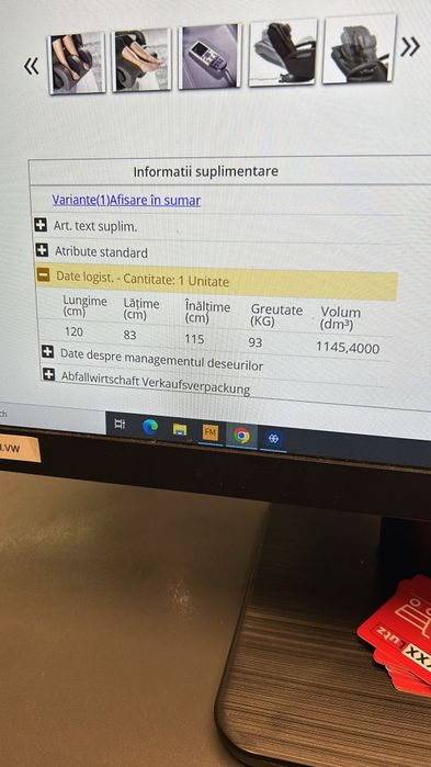 Scaun masaj nou model Alpha