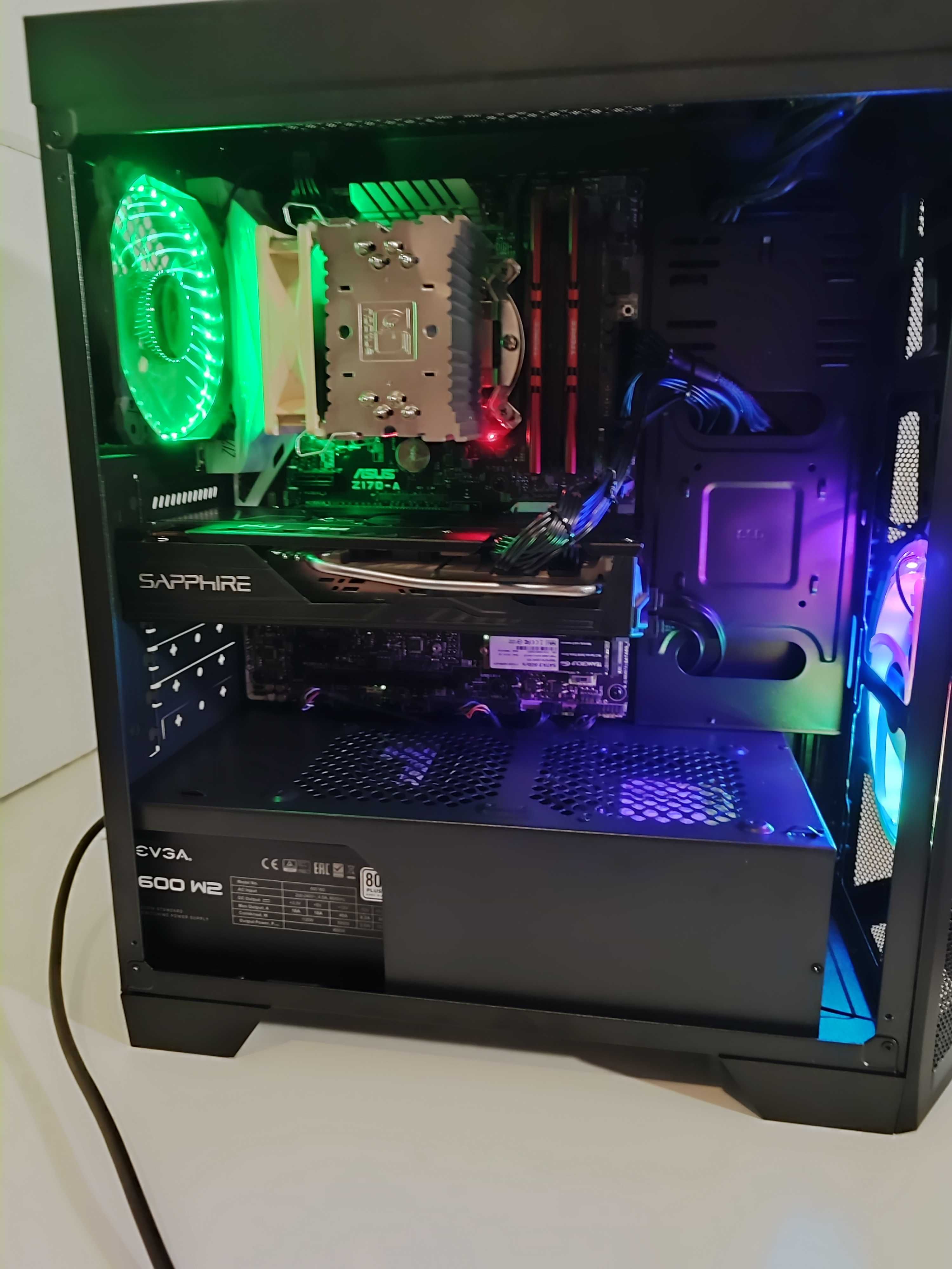 07.Firma Unitate PC Gaming I7 6700K, 16gb ram, SSD M2 +HDD, RX 5700 XT