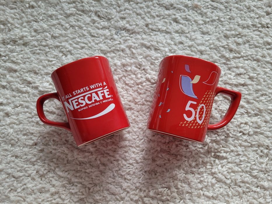 Чаши Nescafe нови