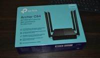 # WiFi роутер TP-Link Archer C64 Router AC1200 MU-MIMO Гигабитный