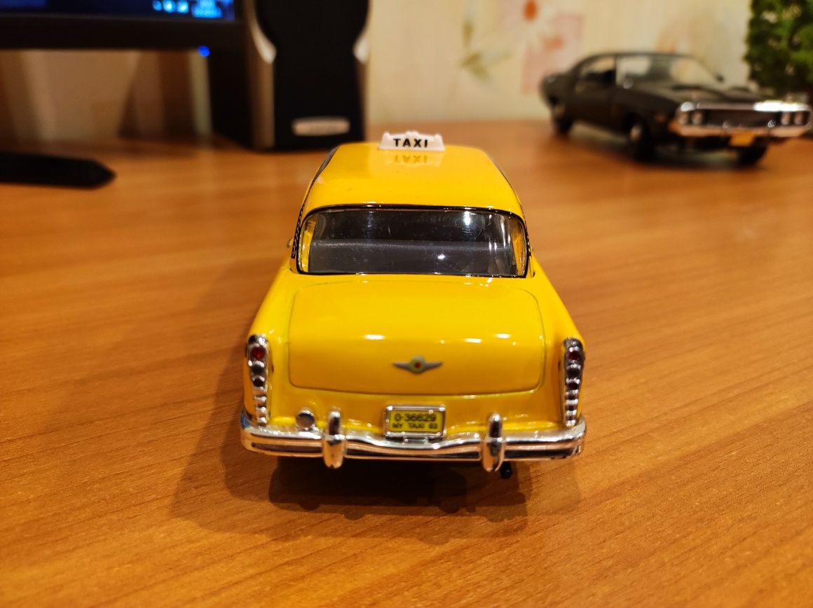 Checker Taxi Cab 1963 метален автомобил такси