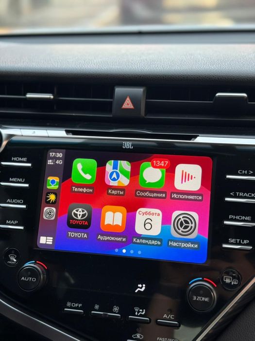 Установка Apple Carplay на Camry 70 г.Шымкент