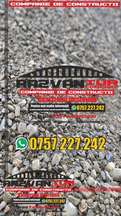 Piatra concasata 0-30 Terasament / drumuri / parcari