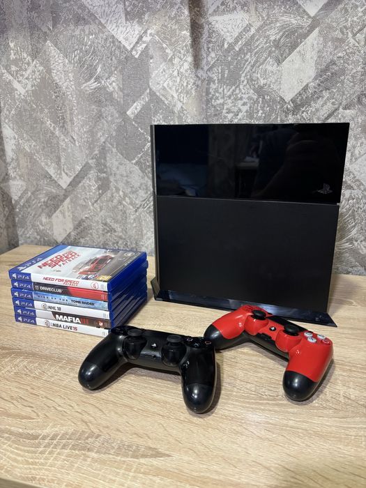 Приставка, Игровая Приставка, Playstation 4, Ps4, Пс4