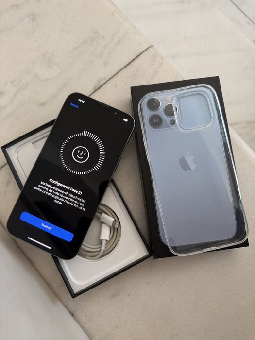 Iphone 13 Pro Max Sierra Blue 128gb in stare impecabila full box cu to