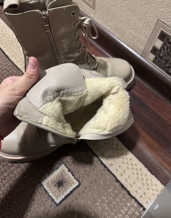 Ботинки из натуральной кожи Б/У