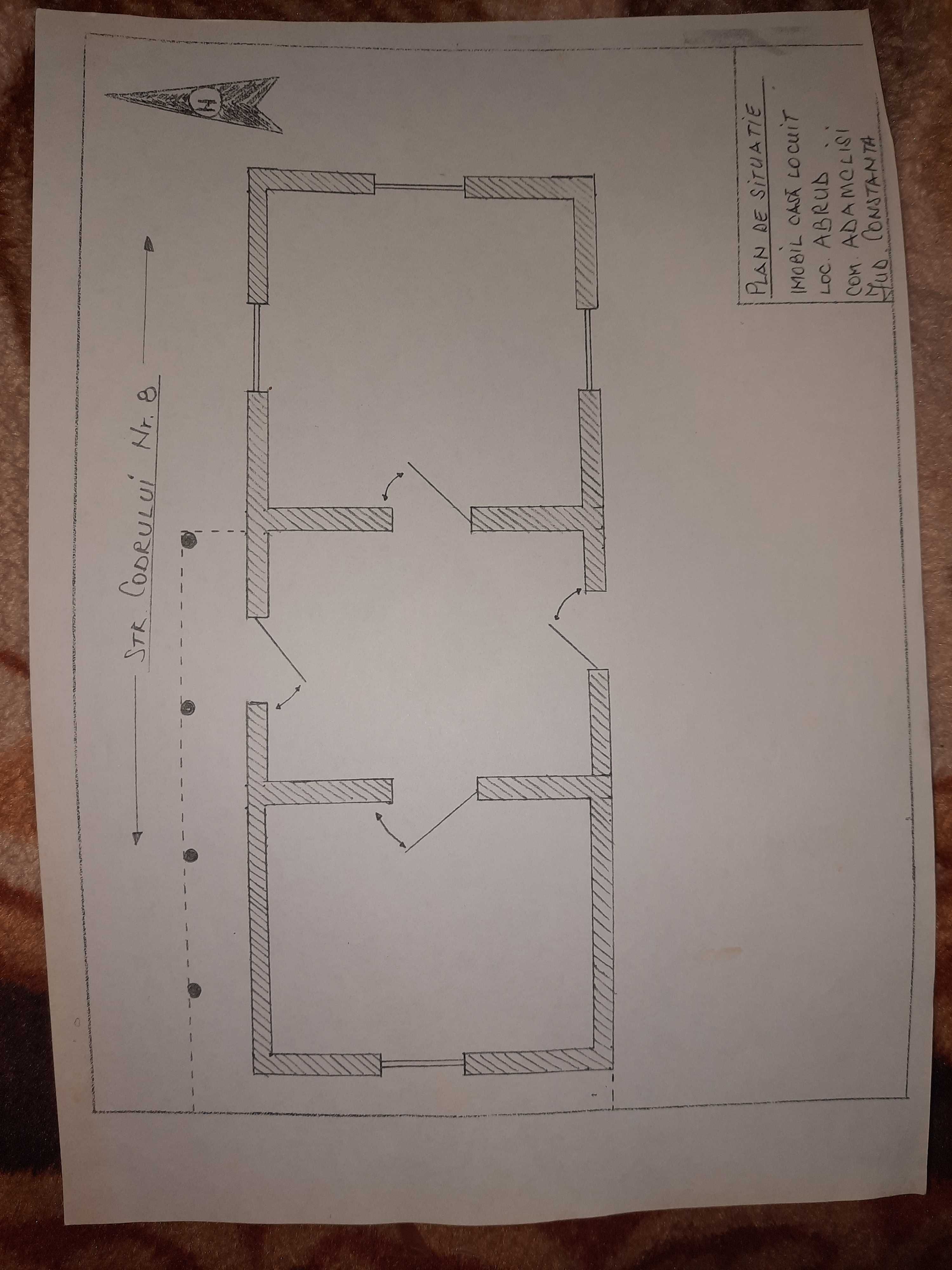 Casă de vanzare in satul ABRUD comuna ADAMCLISI