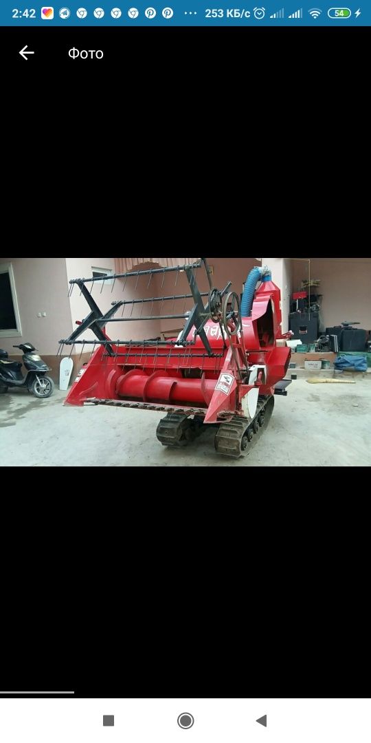 Mini kombayn xitoy maxsuloti