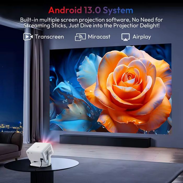 Smart Проектор с вграден Android и проложения 600 
5 звезди от 1 отзив