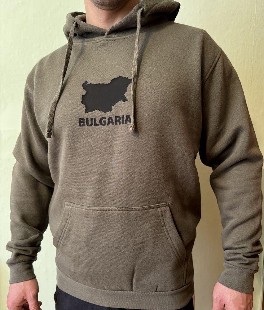 Суичър с картата на България