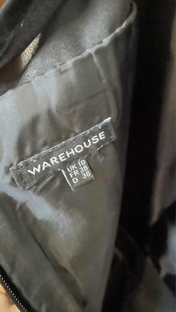 Salopeta neagra eleganta Warehouse