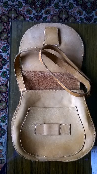чанта дамска естествена кожа