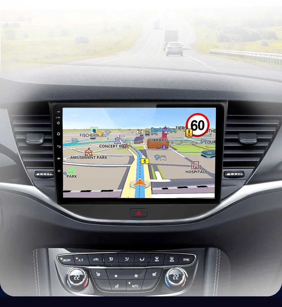 Navigatie Android Dedicata Opel Astra K (2015-2021), WiFi, Bluetooth