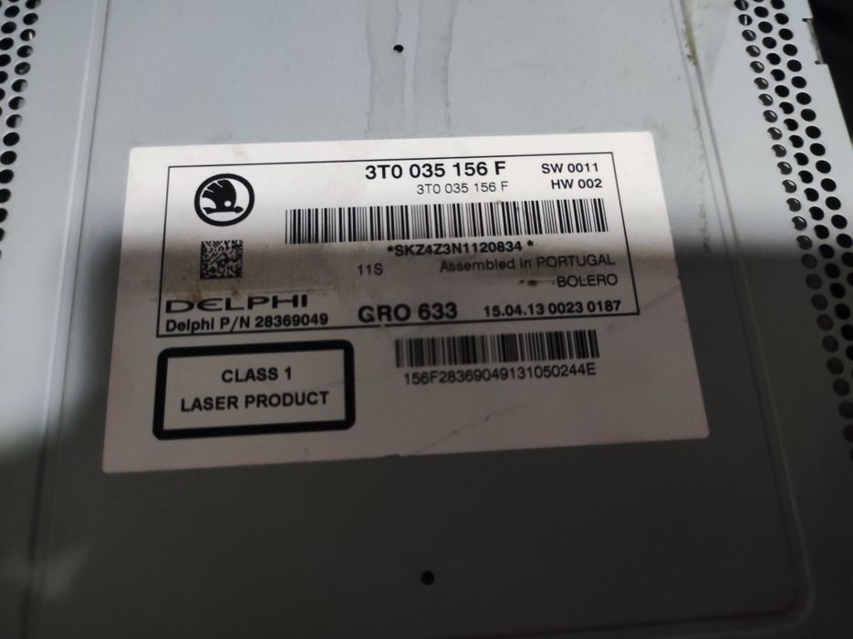 Navigație Skoda Superb 2 originala