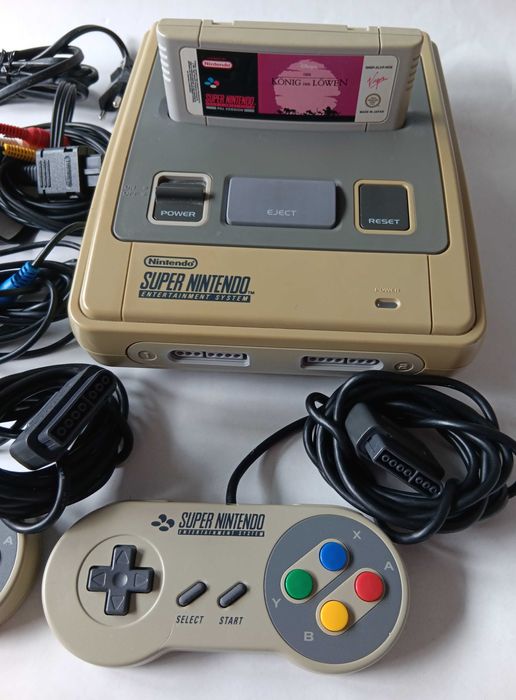 Nintendo SNES, Super Nintendo,consola veche Originala,Vintage,plus joc