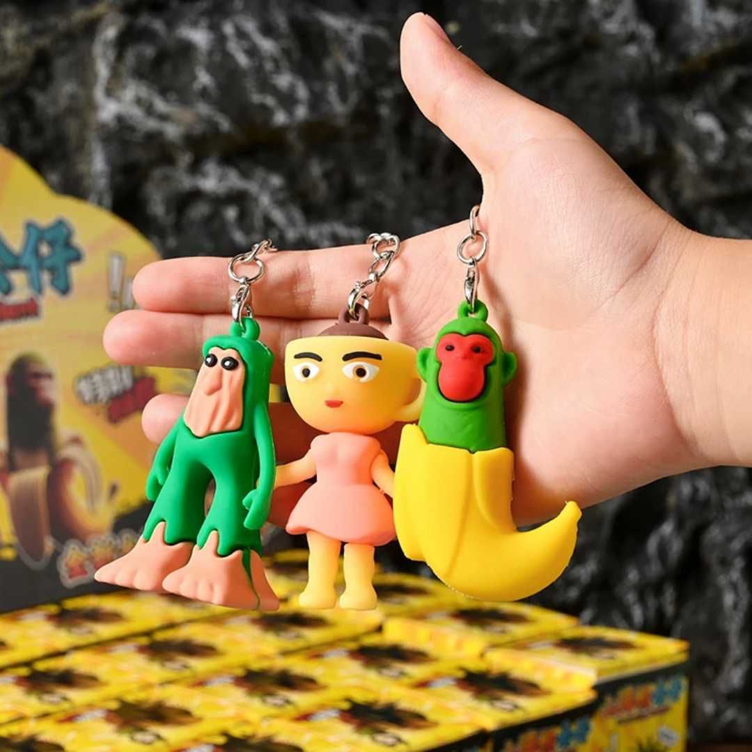 Мистъри бокс с 3D фигурки  - Tung tung tung Sahur и Tralalelo Tralala.