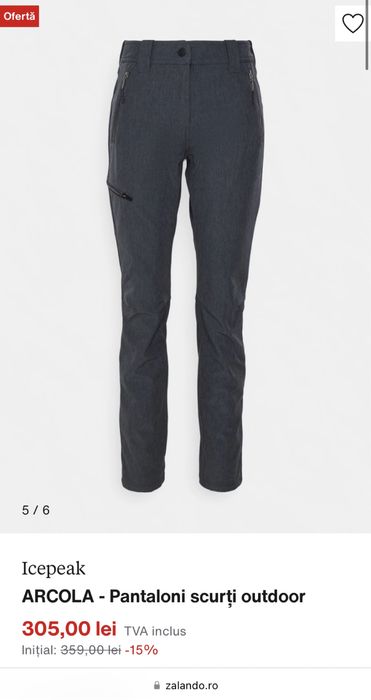 Pantaloni softshell impermeabili women femei