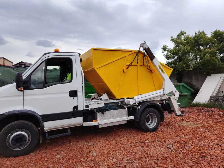 Transport moloz bene detașabila container gunoi debarasari mobila