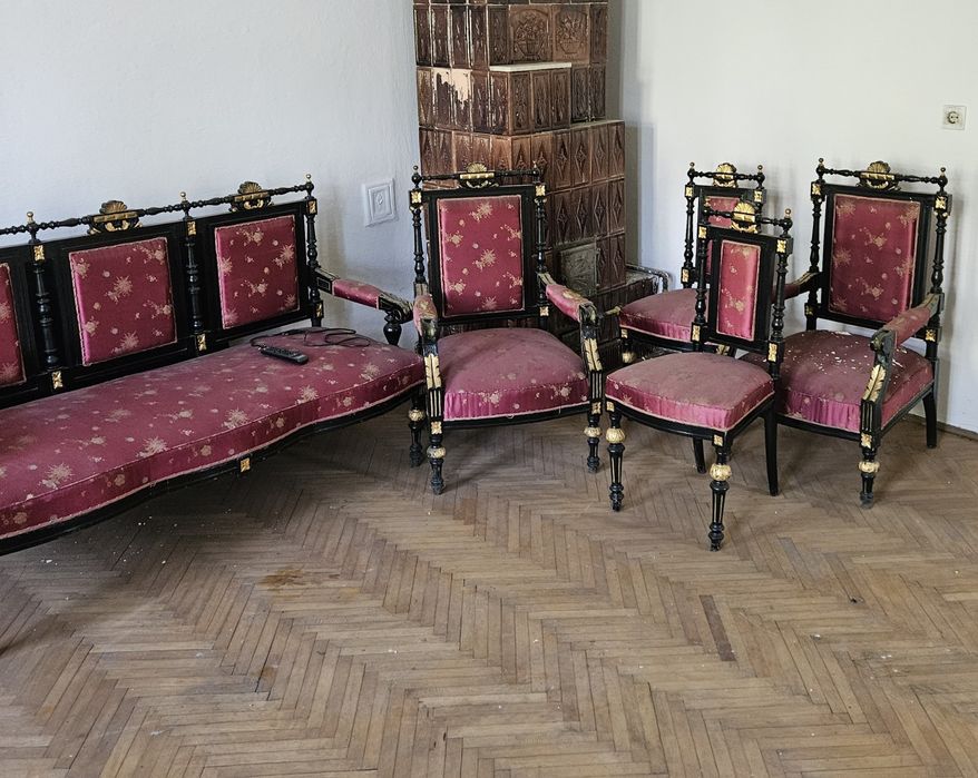 Set hol stil canapea, fotolii, scaun