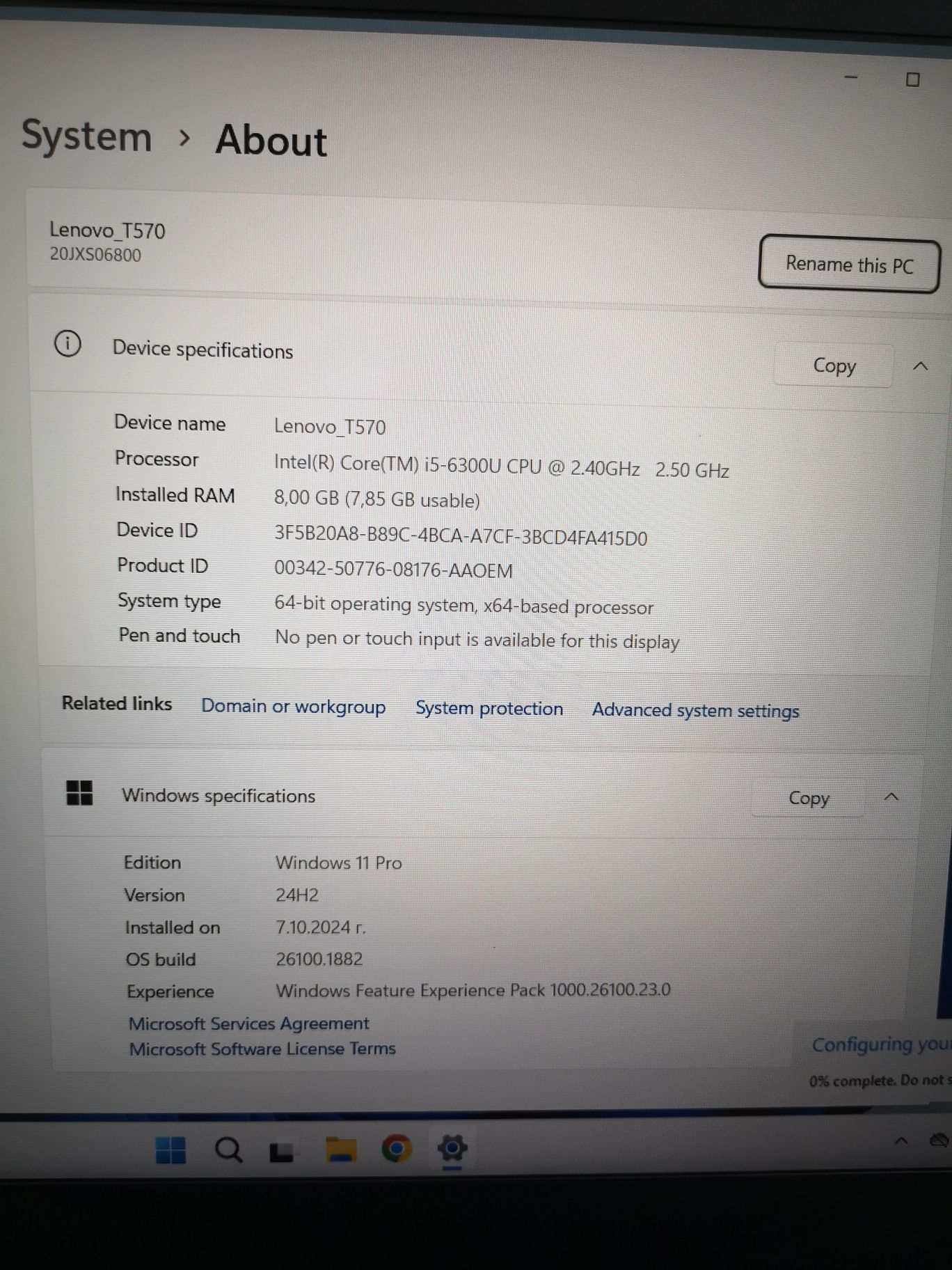 Laptop лаптоп Lenovo ThinkPad T570