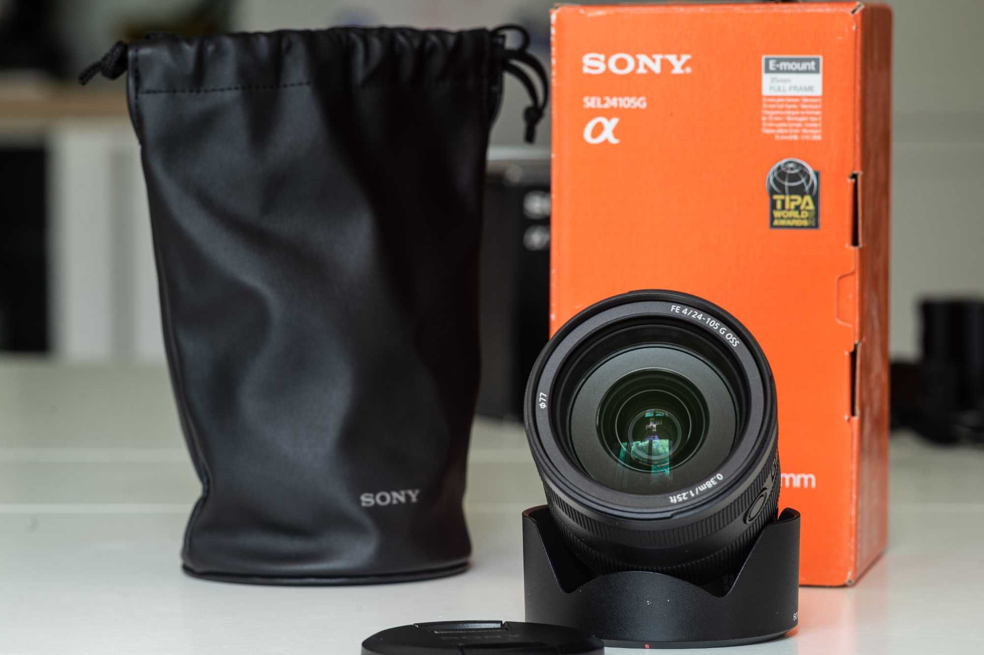 Sony FE 24-105mm f4 aproape nou, complet