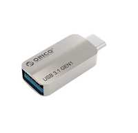 Orico адаптер Adpater OTG USB 3.1 Type C to Type A/F, Metal - CTA2-SV