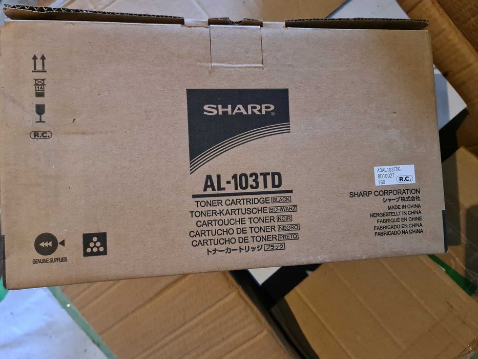Оригинальный тонер картридж al-103td Sharp