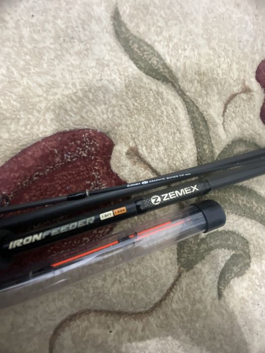 Удилище фидерное Zemex Iron Flat-Method 390см. до 140гр. 2 удилища