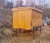 Pavilion apicol pt remorca auto de 750kg, fara albine. Vand, schimb.