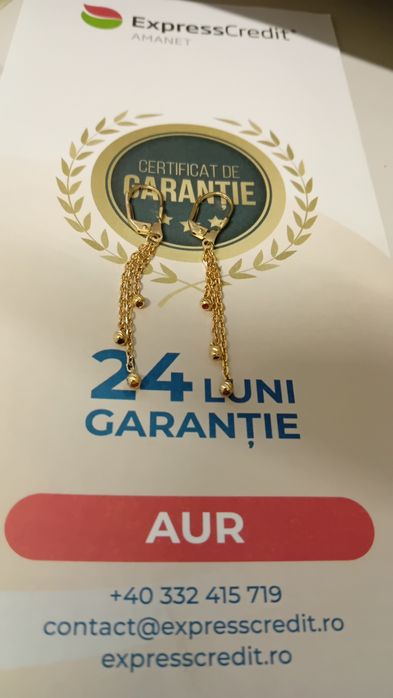 Cercei aur 14k(AG20 Dancu/b28754.5*20)