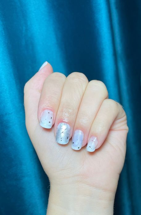 Manichiură cu gel și ojă semipermanenta, Visan