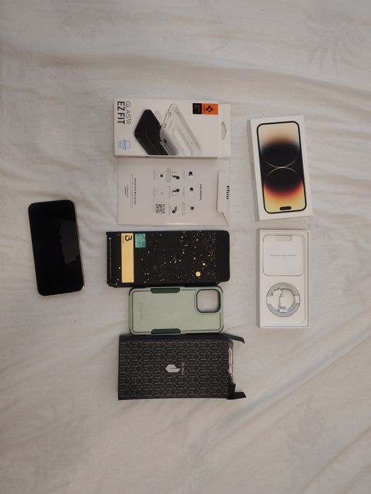 iPhone 14 Pro Max 256GB Gold - Перфектен, с Гаранция до 06.2026