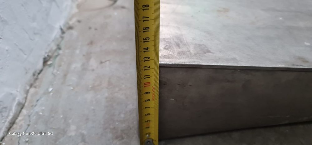 Rampa inox 150x80x12,5