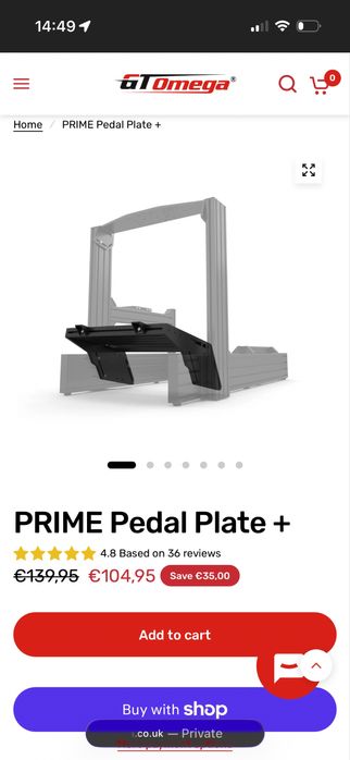 Шаси за симулатор GTOMEGA PRIME