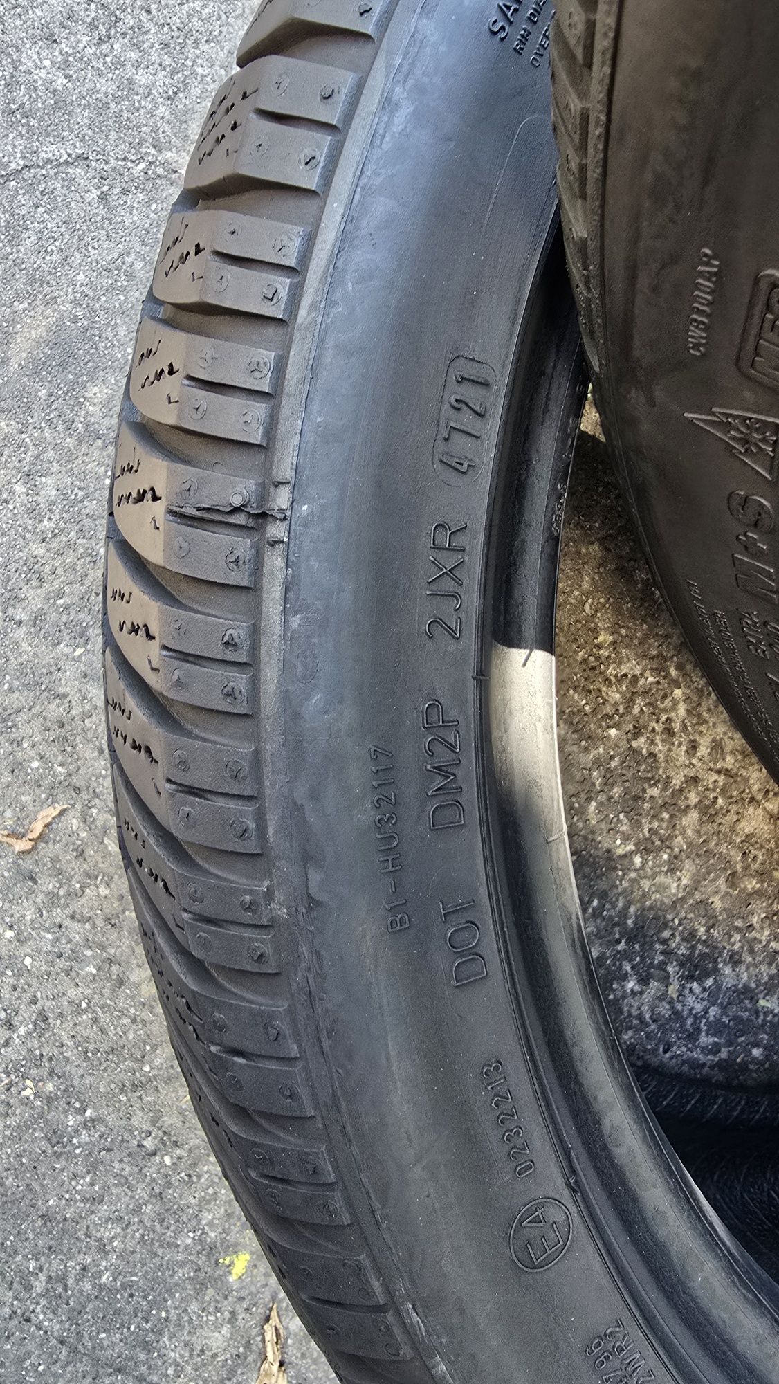 2 anvelope iarnă Dunlop 245/40/18 -transport gratuit