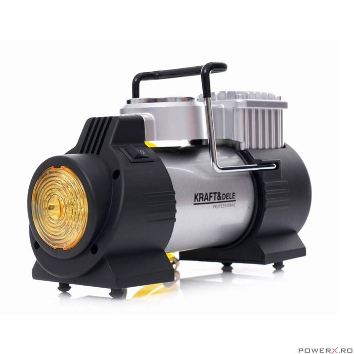 Compresor auto portabil, 12 V, 190 W, 15A, 150PSI, Kraft