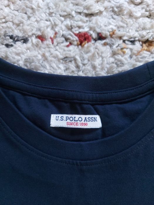 Tricou US Polo Assn nou, bleumarin, S barbati