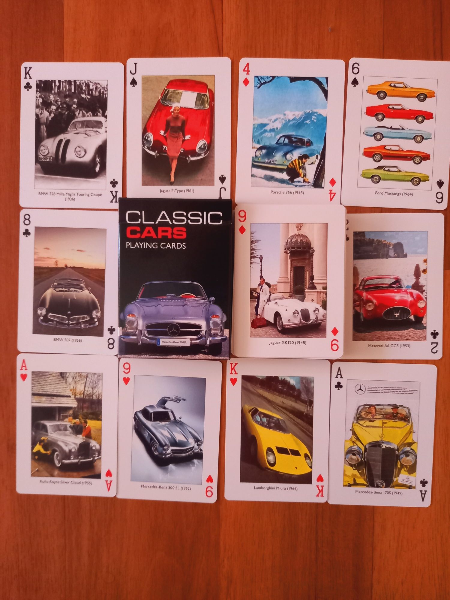 Pachet carti joc automobile clasice