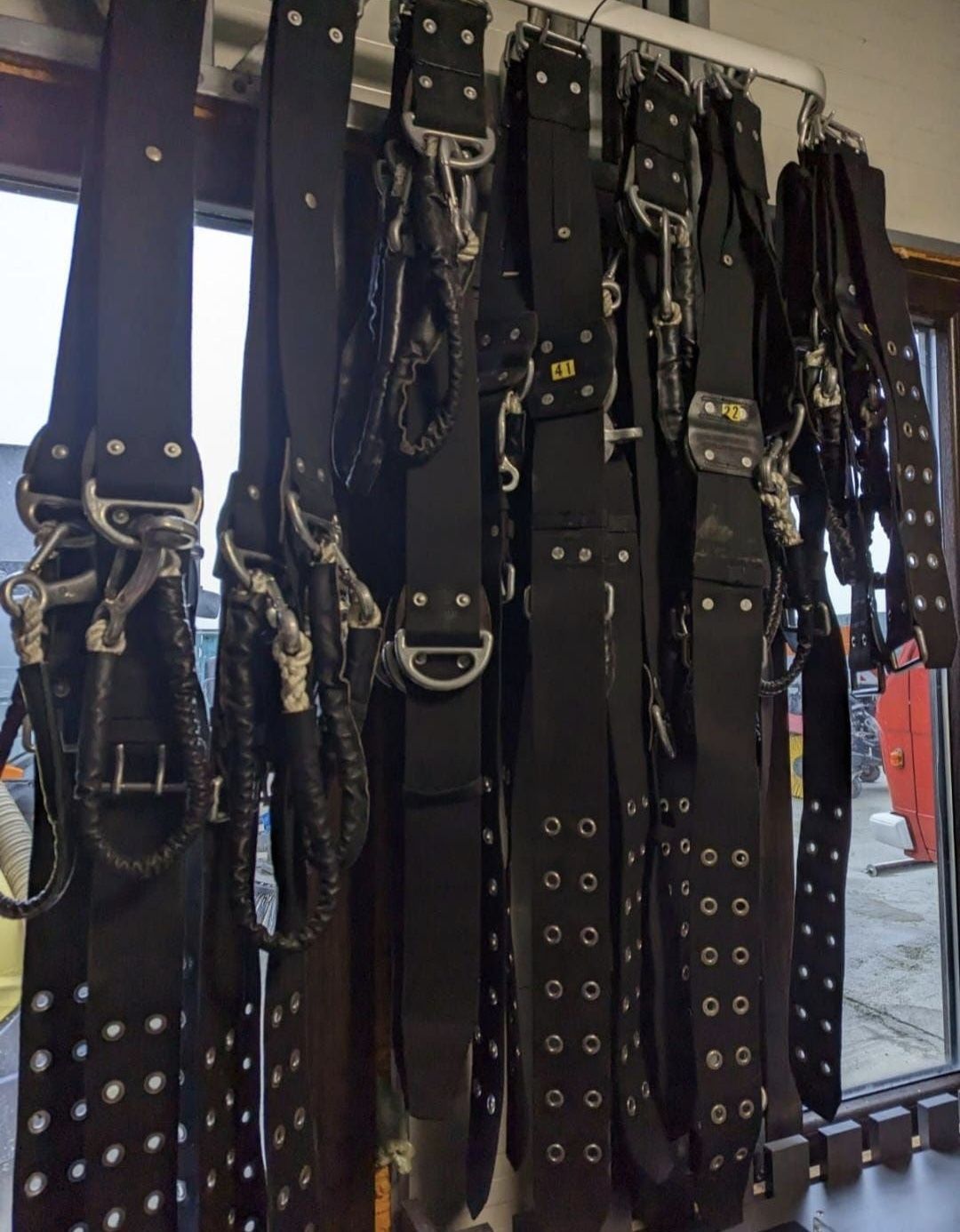 brâu curea cordita coarda pompieri salvare alpinism originala germ